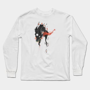 Magical Wolf Third Eye Art Long Sleeve T-Shirt